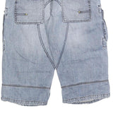 TOM TOMPSON Mens Shorts Blue Cargo M W30 Casual Cotton Pocket Detail