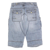 TOM TOMPSON Mens Shorts Blue Cargo M W30 Casual Cotton Pocket Detail
