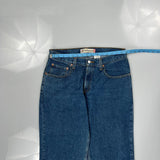 550 Age 14 Husky Levis Jeans - 32W 27L Blue Cotton