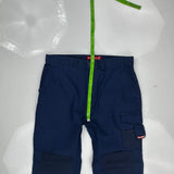 Hard Yakka Cargo Pants - 35W 31L Blue Cotton