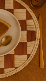 Terra Chess Placemat - 13.5”