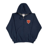 Chicago Bears Nfl Hoodie - Large Navy Cotton
