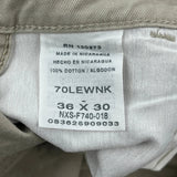 Wrangler Cargo Trousers - 38W 30L Khaki Cotton