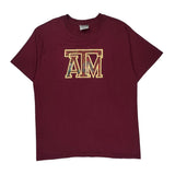 Texas A&M Wolf College T-Shirt - XL Burgundy Cotton