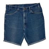 Levis Denim Shorts - 36W 10L Blue Cotton Blend