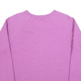 CHAMPION Womens Purple Crew Neck M Sweatshirt Cotton Blend Raglan Sleeve Casual