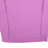 CHAMPION Womens Purple Crew Neck M Sweatshirt Cotton Blend Raglan Sleeve Casual