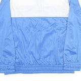 FILA Womens Blue & White Shell Jacket L Polyester Blend Zip Sportswear Casual