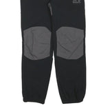 JACK WOLFSKIN Lined Boys Polyester Blend Black & Grey Relaxed Trousers W23 L24