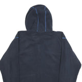 HELLY HANSEN Mens Navy Blue Hoodie XL Zip Up Sports Fleece Jacket
