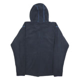 HELLY HANSEN Mens Navy Blue Hoodie XL Zip Up Sports Fleece Jacket