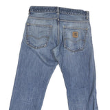 CARHARTT Mens Jeans Blue Regular Straight Denim Medium W32 L27 Casual Workwear