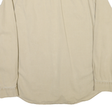 TOMMY HILFIGER Mens Beige Cotton Blend Shirt XL Button Pocket Casual Classic