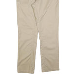 RED KAP Mens Cotton Blend Beige Regular Fit Straight Leg Trousers W36 L34