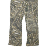 REALTREE Mens Cotton Blend Camouflage Regular Fit Straight Leg Trousers W33 L32