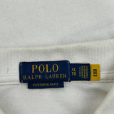 Polo By Ralph Lauren Slim Fit Polo Shirt - XL White Cotton