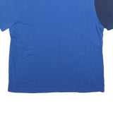 NIKE Mens Blue & Navy Graphic T-Shirt 2XL Short Sleeve Crew Neck Sportswear