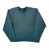 Russell Athletic Sweatshirt - Medium Blue Cotton