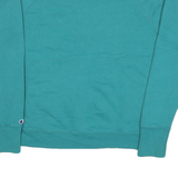 CHAMPION Mens Green Crew Neck M Cotton Blend Sweatshirt Casual Pullover