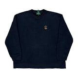 Ralph Lauren Sweatshirt - Large Navy Cotton