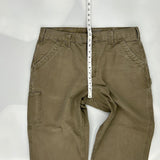 Carhartt Carpenter Trousers - 36W 28L Brown Cotton