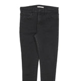 LEVI'S 720 Womens Jeans Black Slim Skinny Denim W29 L30 Stretch Zip Fly