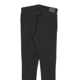 LEVI'S 720 Womens Jeans Black Slim Skinny Denim W29 L30 Stretch Zip Fly