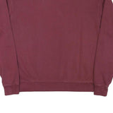 MENACE Mens Maroon XS Crew Neck Sweatshirt Cotton Blend Pullover Casual