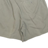 STUDIO WORKS Womens Shorts Beige Casual Plain M W30 Comfortable Cotton Blend