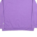 CHAMPION Womens Purple Cotton Blend Crew Neck XL Logo Sweatshirt Casual Pullover