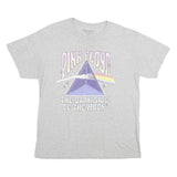 HYBRID APPAREL Mens Grey Pink Floyd Dark Side Of The Moon Graphic T-Shirt S