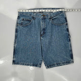 Wrangler Carpenter Shorts - 34W 10L Blue Cotton