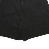 LEE Womens Shorts Black Casual M W30 Cotton Denim Plain Relaxed Fit