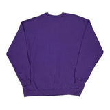 90'S Blank Unbranded Sweatshirt - XL Purple Cotton