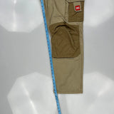 Unbranded Cargo Trousers - 34W 30L Khaki Cotton
