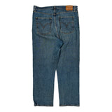 501 Levis Jeans - 32W UK 12 Blue Cotton