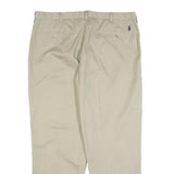 POLO RALPH LAUREN Mens Cotton Blend Beige Regular Straight Trousers W38 L30