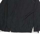 STARTER Womens Black & White Zip Jacket XL Polyester Plain Lightweight Casual