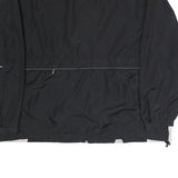 STARTER Womens Black & White Zip Jacket XL Polyester Plain Lightweight Casual