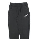 PUMA Mens Joggers Black Slim Tapered S W26 L28 Cotton Blend Casual Sportswear