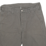 CARHARTT Mens Shorts Grey Casual XL W32 Cotton Blend Durable Workwear