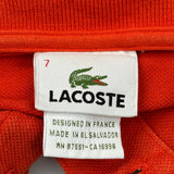 Lacoste Polo Shirt - 2XL Red Cotton