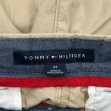 Tommy Hilfiger Chino Shorts - 34W 10L Beige Cotton