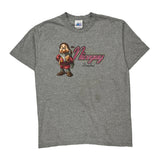 Made In USa Grumpy Disney Cartoon T-Shirt - Large Grey Cotton