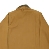 SOFTBAK Mens Brown Cotton Blend Workwear Button Jacket M Casual Utility Durable