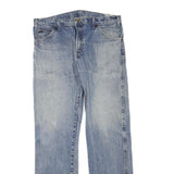 DICKIES Womens Jeans Blue Regular Straight Denim Medium W34 L32 Casual Classic