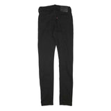 LEVI'S Mens Slim Black Denim Slim Jeans W26 L31 Comfortable Stylish Zip Closure