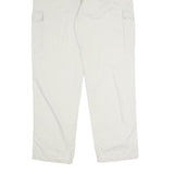 ANGELO LITRICO Mens Cotton Blend Beige Regular Fit Cargo Trousers W30 L31