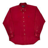 Blake Ralph Lauren Shirt - Large Red Cotton