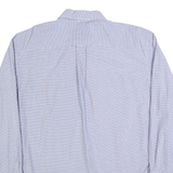 NAUTICA Mens Blue Pattern Shirt XL Cotton Blend Classic Button-Down Long Sleeve